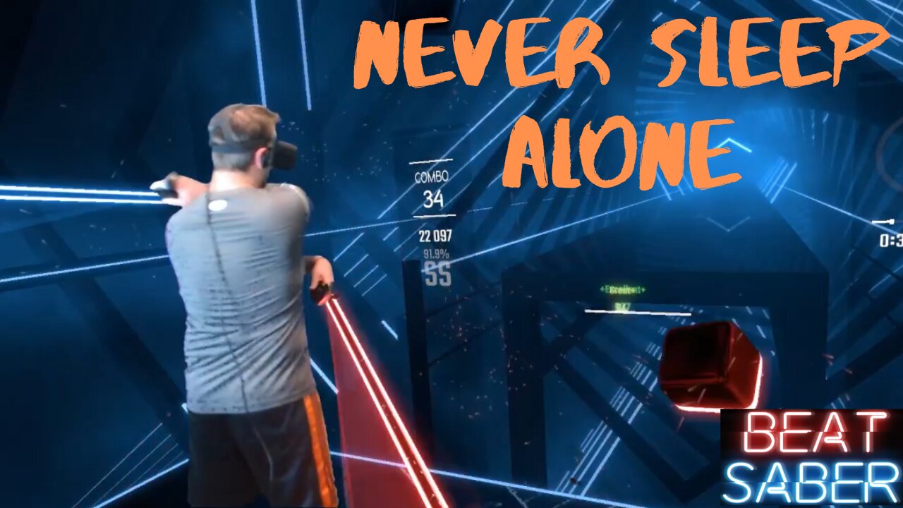 Beat Saber || Never Sleep Alone || Expert Mixed Reality