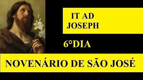 Novenário de São José 6ºDia 27/01/2022 Meditação 1046