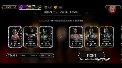 Rain team vs Human Smoke & Triborg Smoke / MKXI mobile