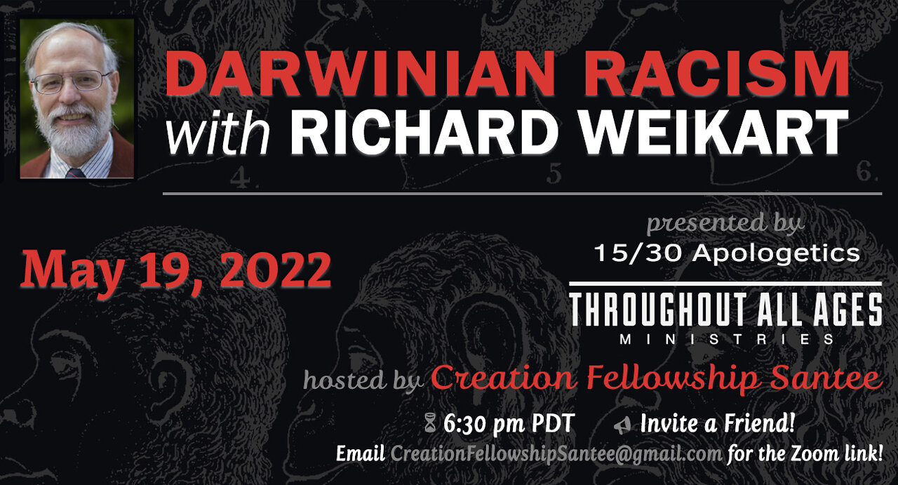 Darwinian Racism with PHD Richard Weikart