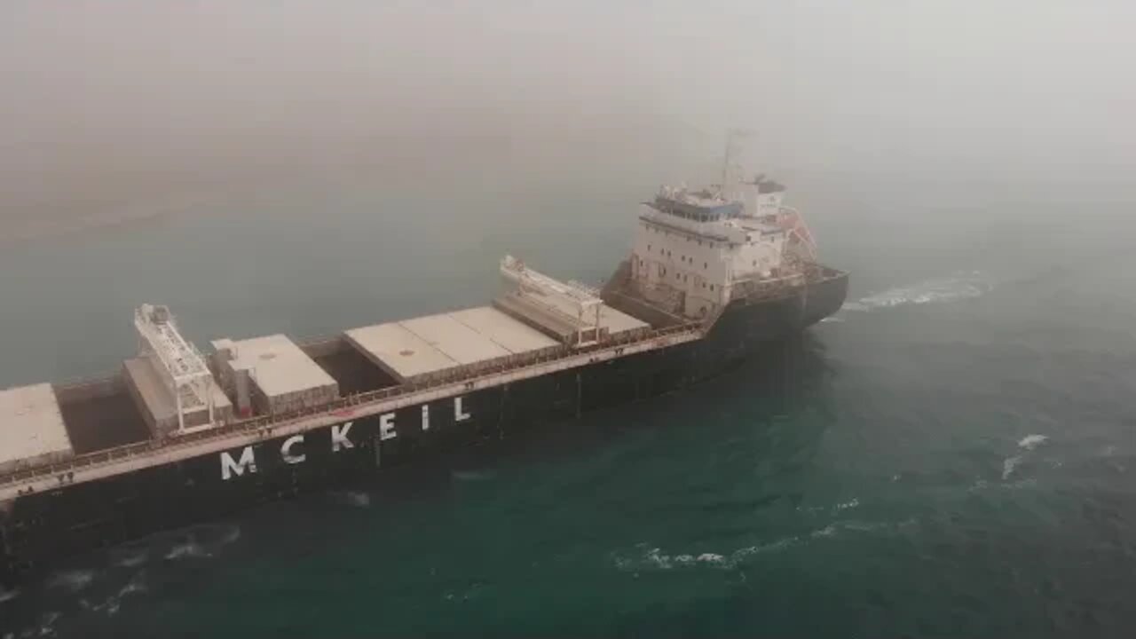 Freighters in the fog mp4 w voice over