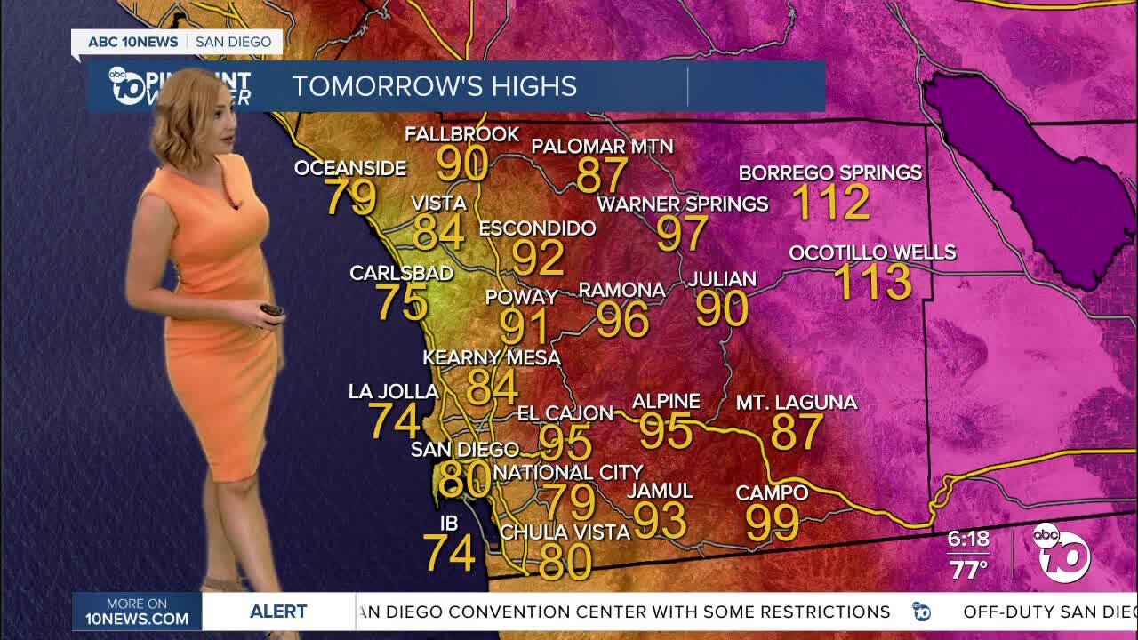ABC 10News Pinpoint Weather with Meteorologist Leah Pezzetti