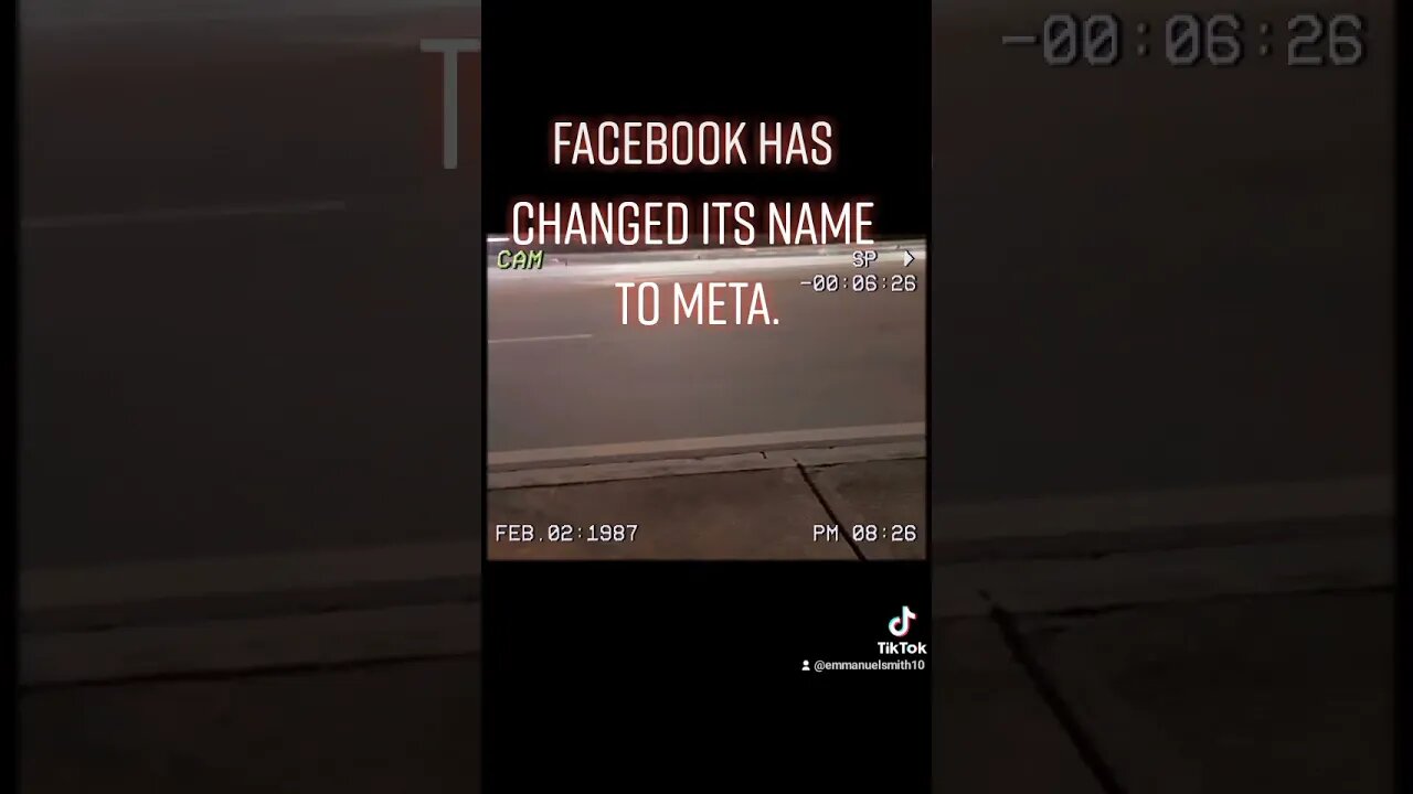 Gang-stalking in Action : The TikTok Edition on YouTube : Facebook's name change and social media