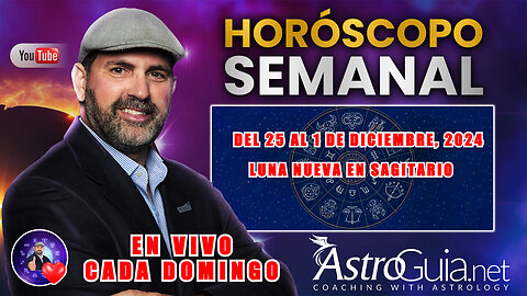 💫Tu Horoscopo Semanal Del 25 Al 1ro De Diciembre, 2024