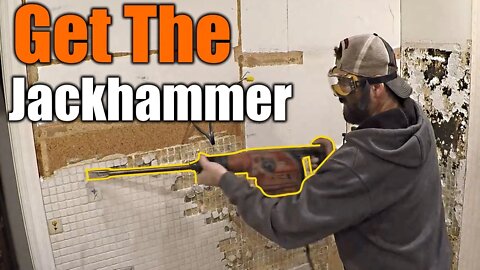 Handyman Uses Jackhammer And Destroys Kitchen | THE HANDYMAN |