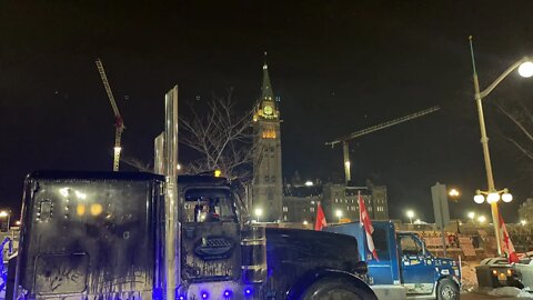 🔴LIVE Ottawa - RAW Footage: Freedom Convoy 2022 Day 8 - Parliament Hill - Friday February 4