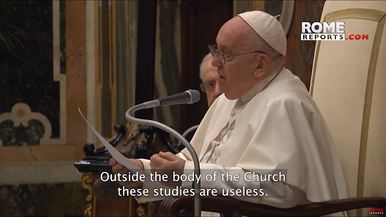 Pope warns against biblical studies outside of the Catholic Church... Really!