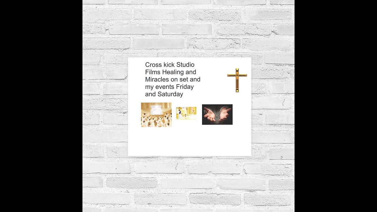 Cross kick Studio Films Healing and Miracles poster