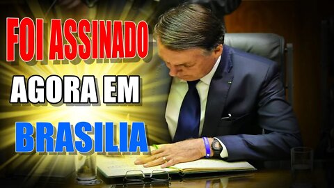 ACABOU DE DECRETAR EM BRASILIA !