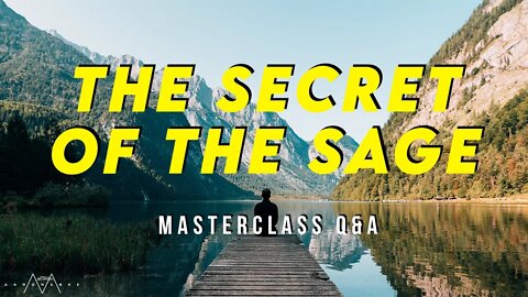 Divine Laziness // MasterClass Q&A