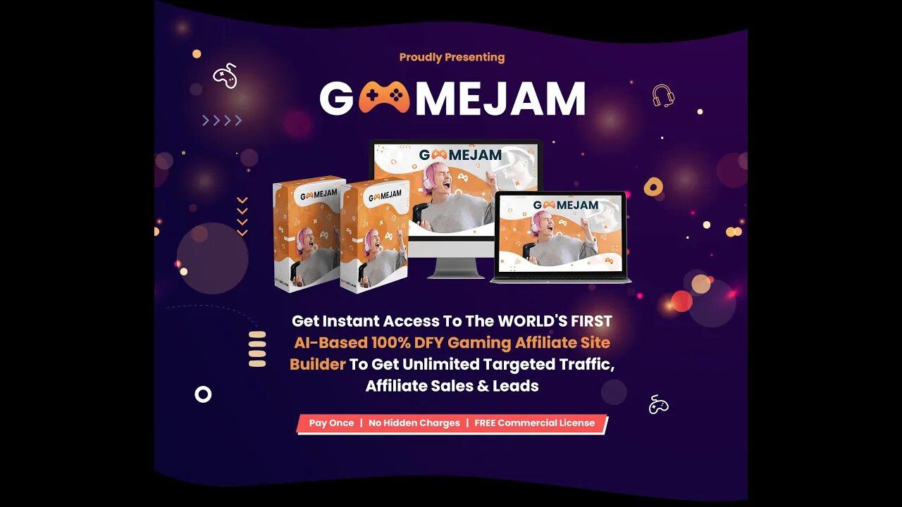 GameJam Review, Bonus Demo, OTOs – Create YOUR OWN GAMING AFFILIATE SITES WITH 100 INBUILT GAMES