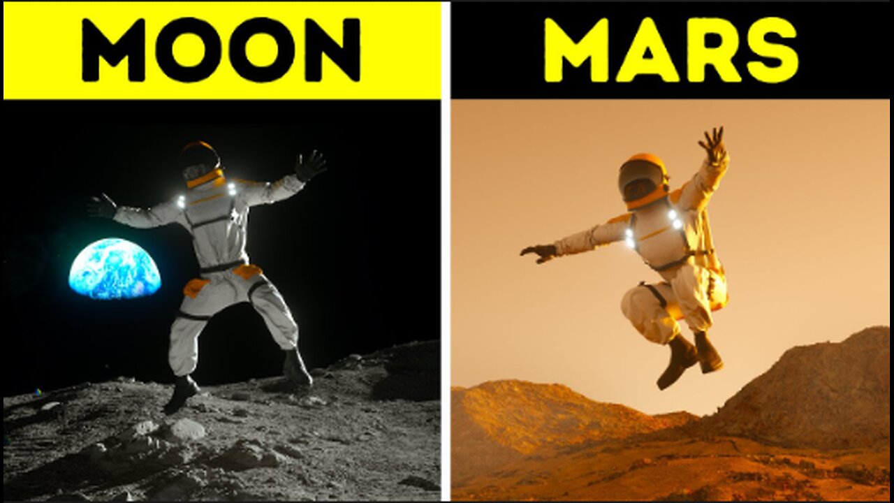 How High You Could Jump on Different Planets in 3D