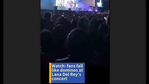 A Wave of Energy Released During Lana Del Rey's Concert - HaloRock