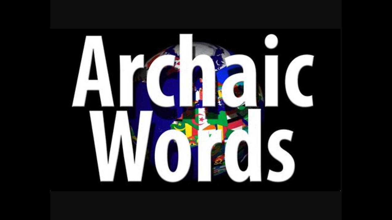 Archaic words