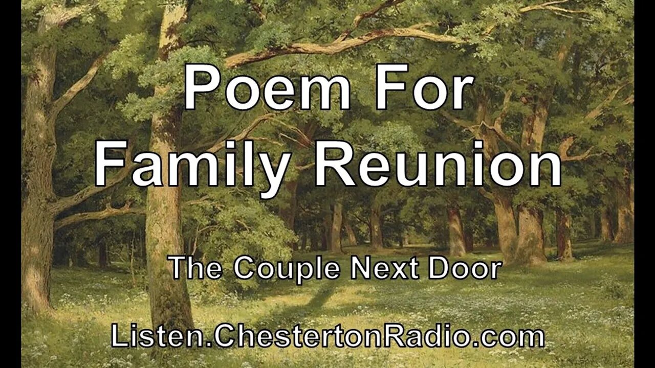 Poem For The Family Reunion - Couple Next Door