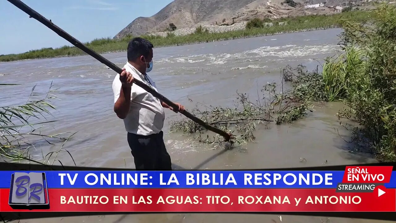 BAUTIZO EN LAS AGUAS: TITO, ROXANA & ANTONIO 2021