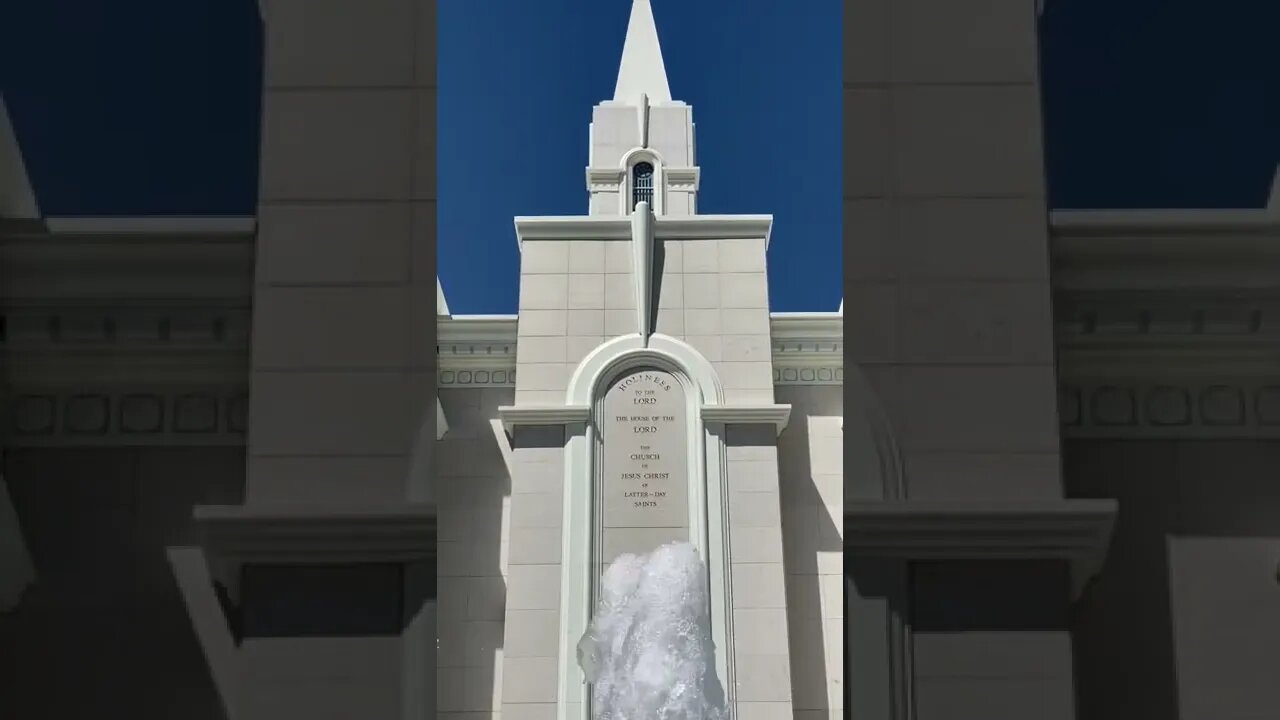 Bountiful Utah Temple - Fountain of Living Waters