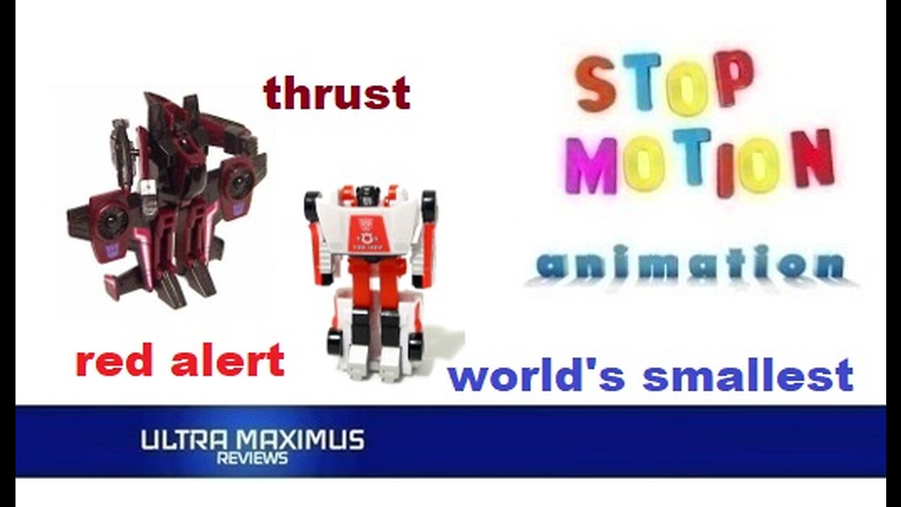 🎬 Thrust & Red Alert Worlds Smallest Transformers Stop Motion Animation