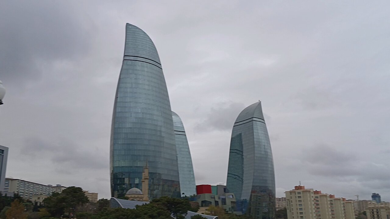 Day light view of Baku city of Azerbaijan