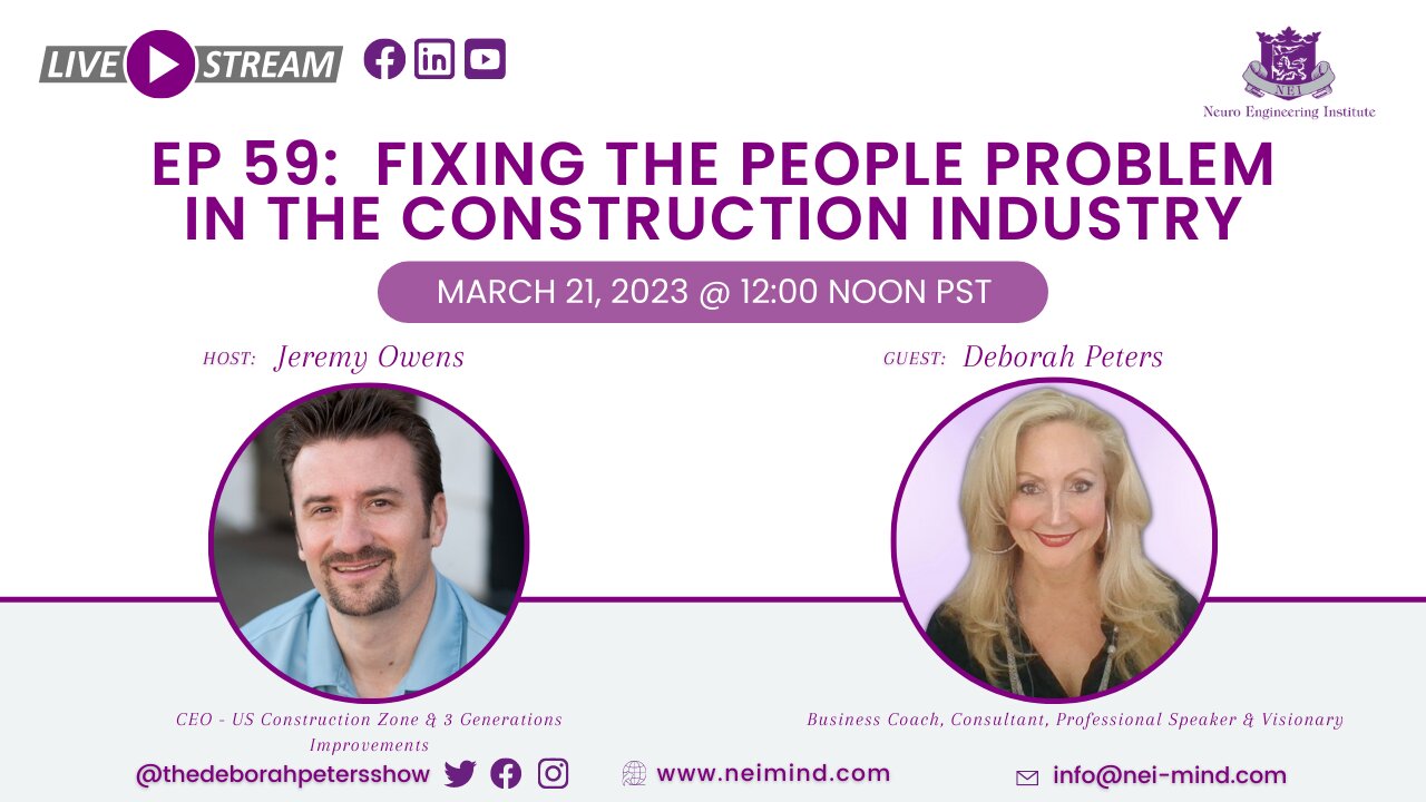 Jeremy Owens - Fixing The People Problem In The Construction Industry