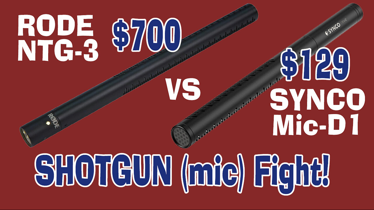 Synco D1 vs Rode NTG-3 ~ Comparing Budget and Deluxe Shotgun Mics.