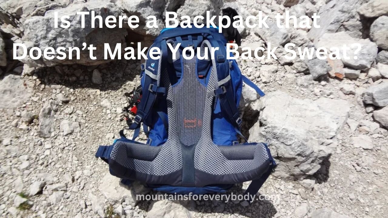 Is There a Backpack that Doesn’t Make Your Back Sweat?