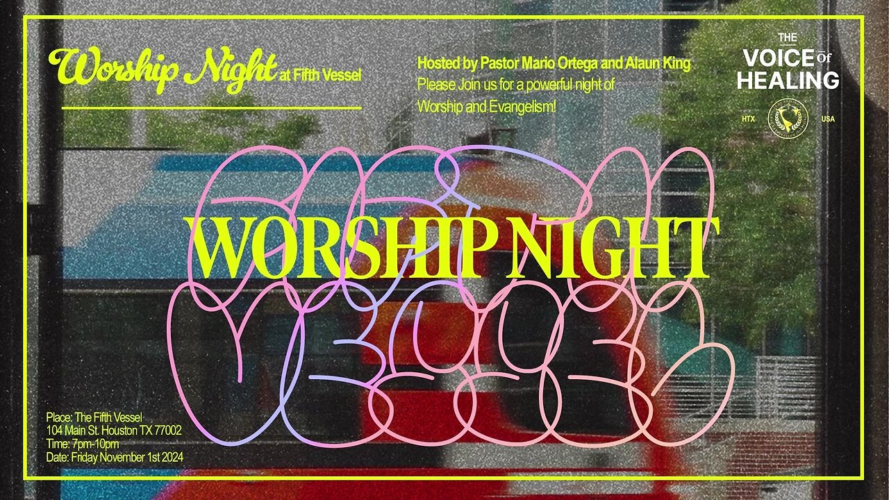 VOH Worship Night at Fifth Vessel Coffee | Houston, TX | 11/1/2024