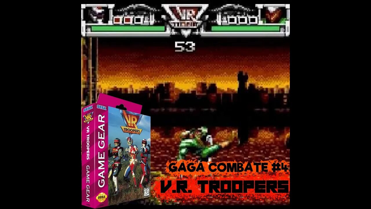 GAGÁ COMBATE #4 - V.R. TROOPERS - GAME GEAR