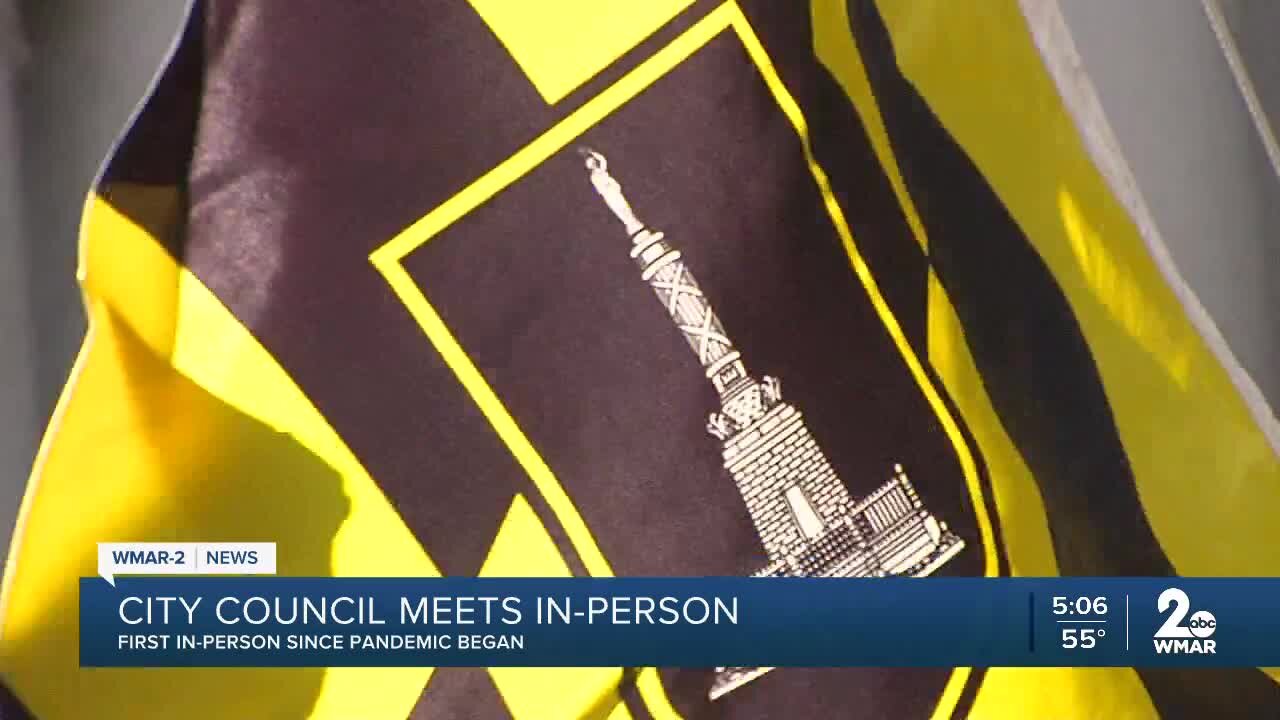Baltimore City Council to hold first in-person meeting since beginning of pandemic