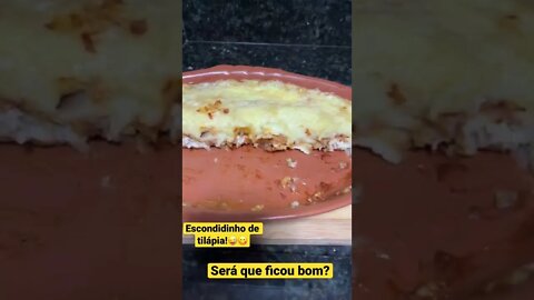 Receita de amanhã do canal!Escondidinho de tilápia!…😜😋