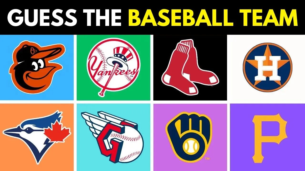 Guess the Baseball Teams by Logos | Baseball Logo Quiz | MLB Logo Quiz 2023