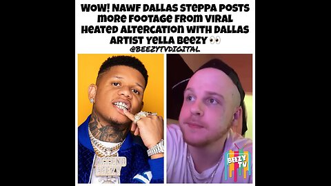 Yellabweezy gets pulled up on by a white with his hat back