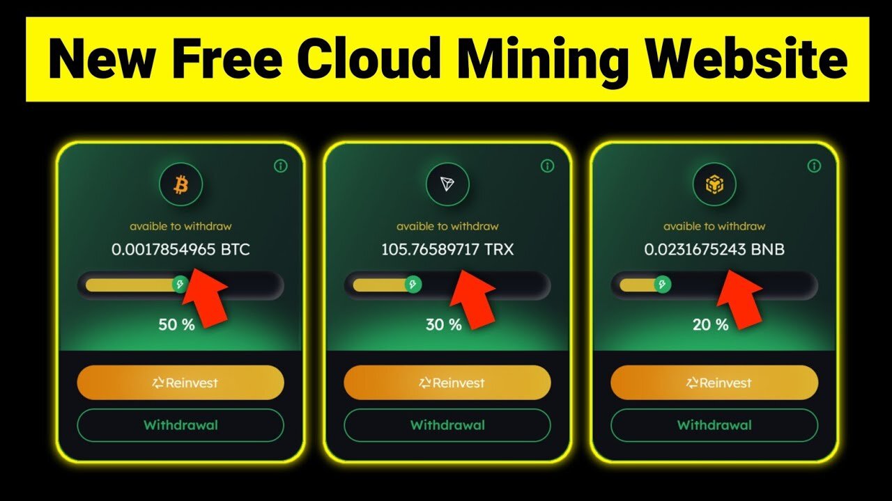 Earn $10 Daily Without Investment || New Free Cloud Mining Website || New Free Bitcoin Mining Site