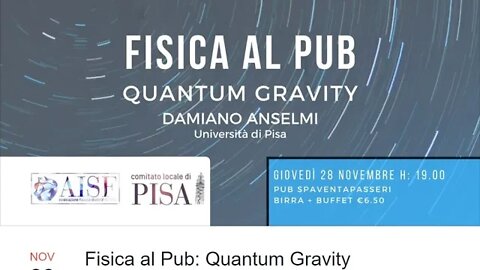 Quantum Gravity al pub