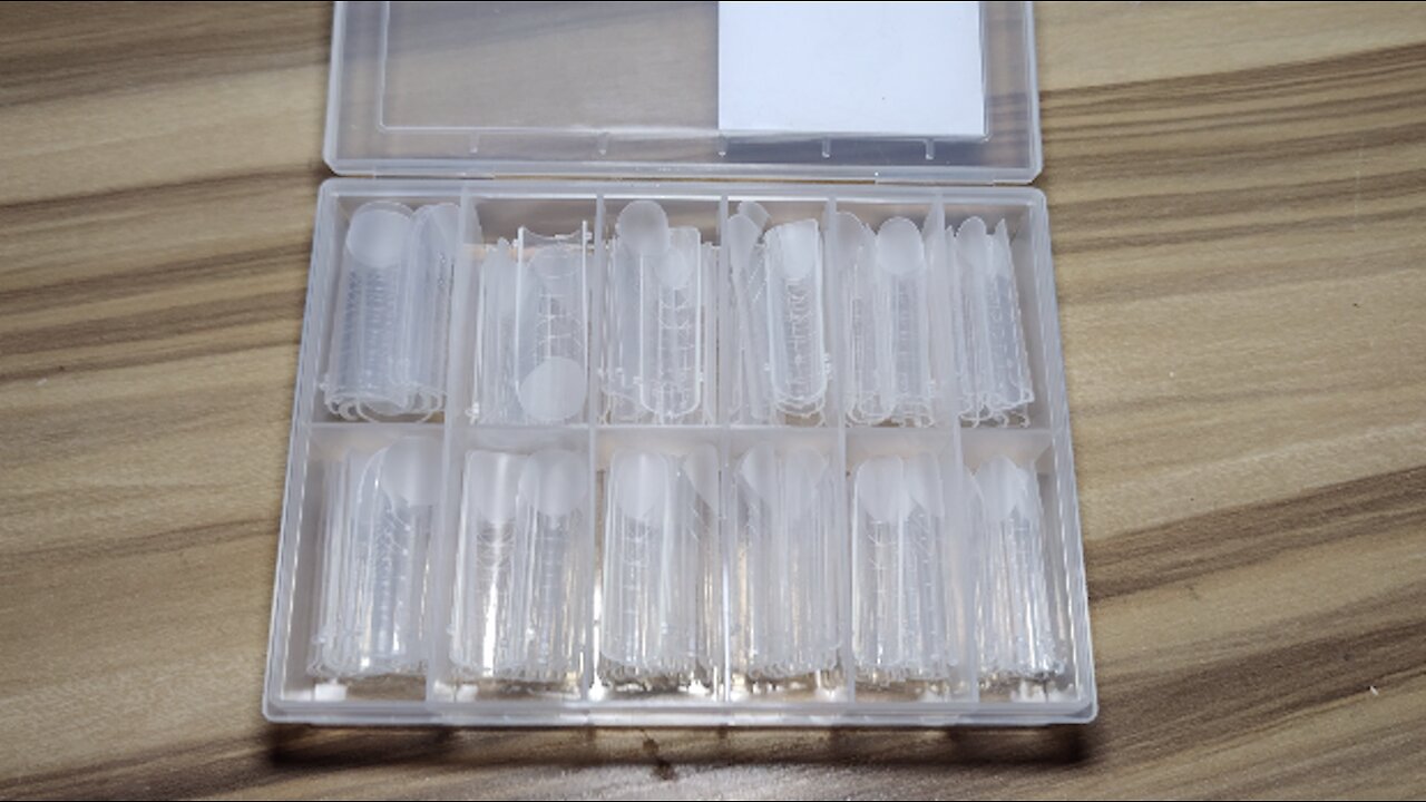 Vnjaoi 120 Pcs Poly Extension Gel Dual Nail Forms Nail Molds