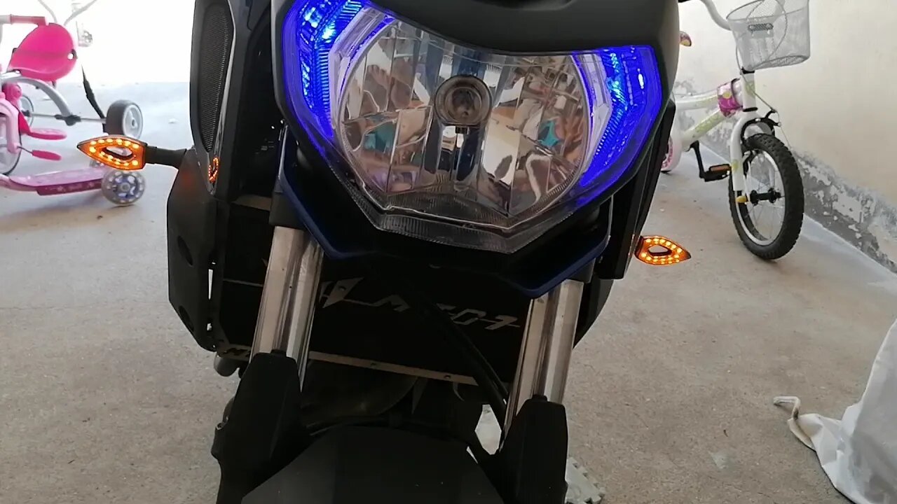 Yamaha Mt-07 mudei a Relé para piscas em Led