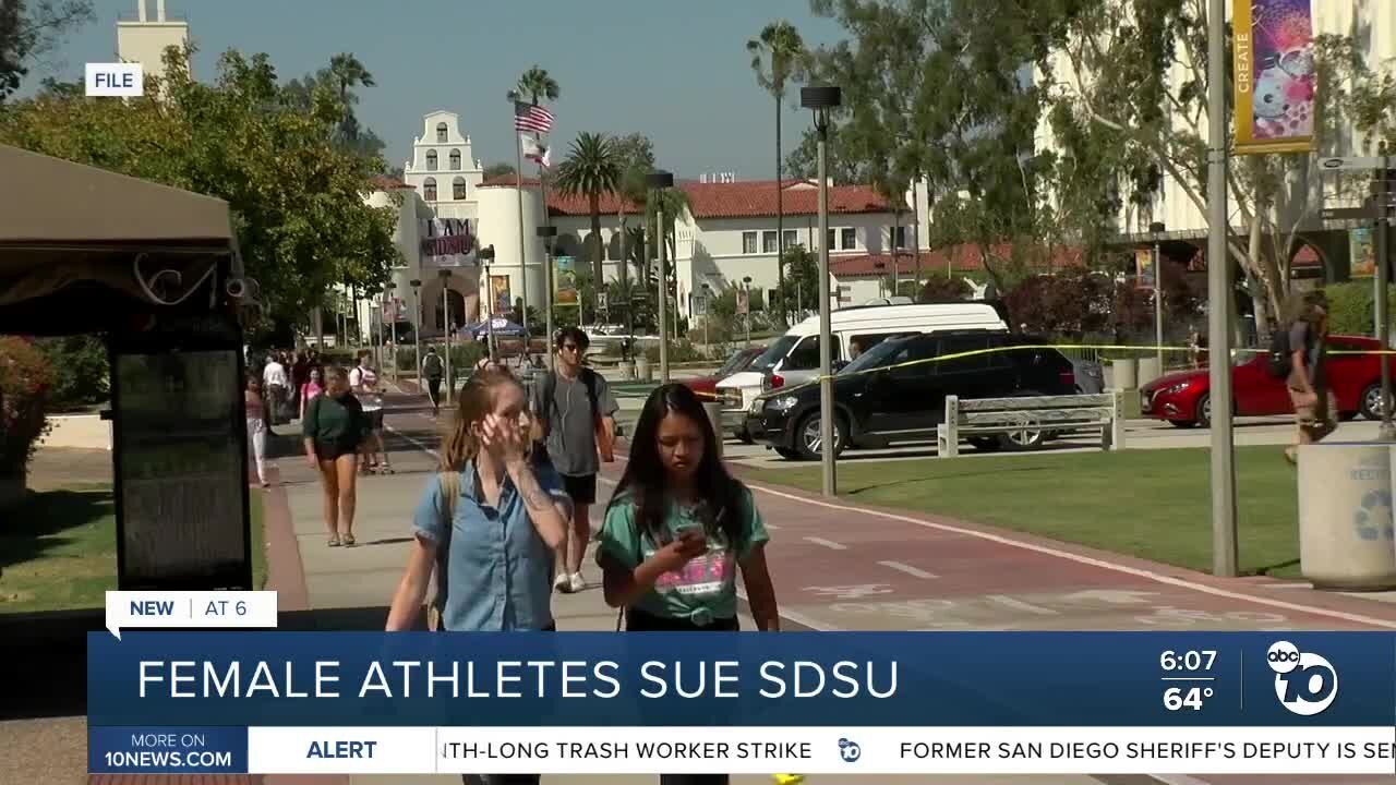 Female athletes file sex discrimination class action against San Diego State University