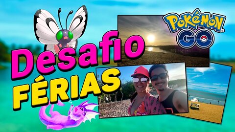 DESAFIO DE FÉRIAS NA PRAIA! COMPETIÇÃO DE BRILHANTES! POKÉMON GO SHINY!