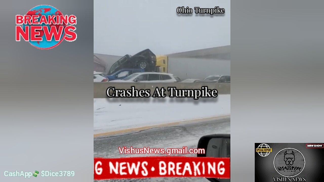 One Killed, Multiple Injured After 50 Cars Crashes On Ohio Turnpike #VishusTv 📺