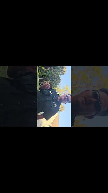 Meet Brevard County Sheriff M. Bialobrzeski #4069 as he attempts to intimidate a friend of a vicitim