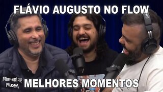 FLÁVIO AUGUSTO NO FLOW - MELHORES MOMENTOS | MOMENTOS FLOW