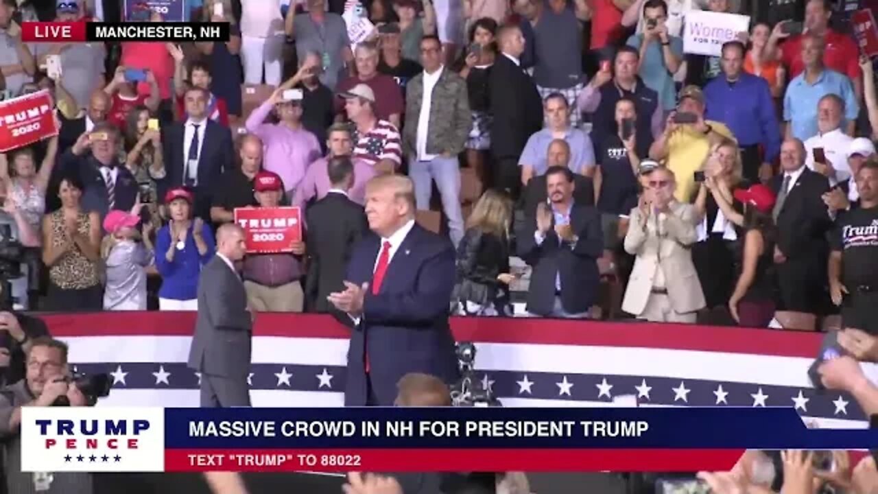 President Trump in Manchester, NH