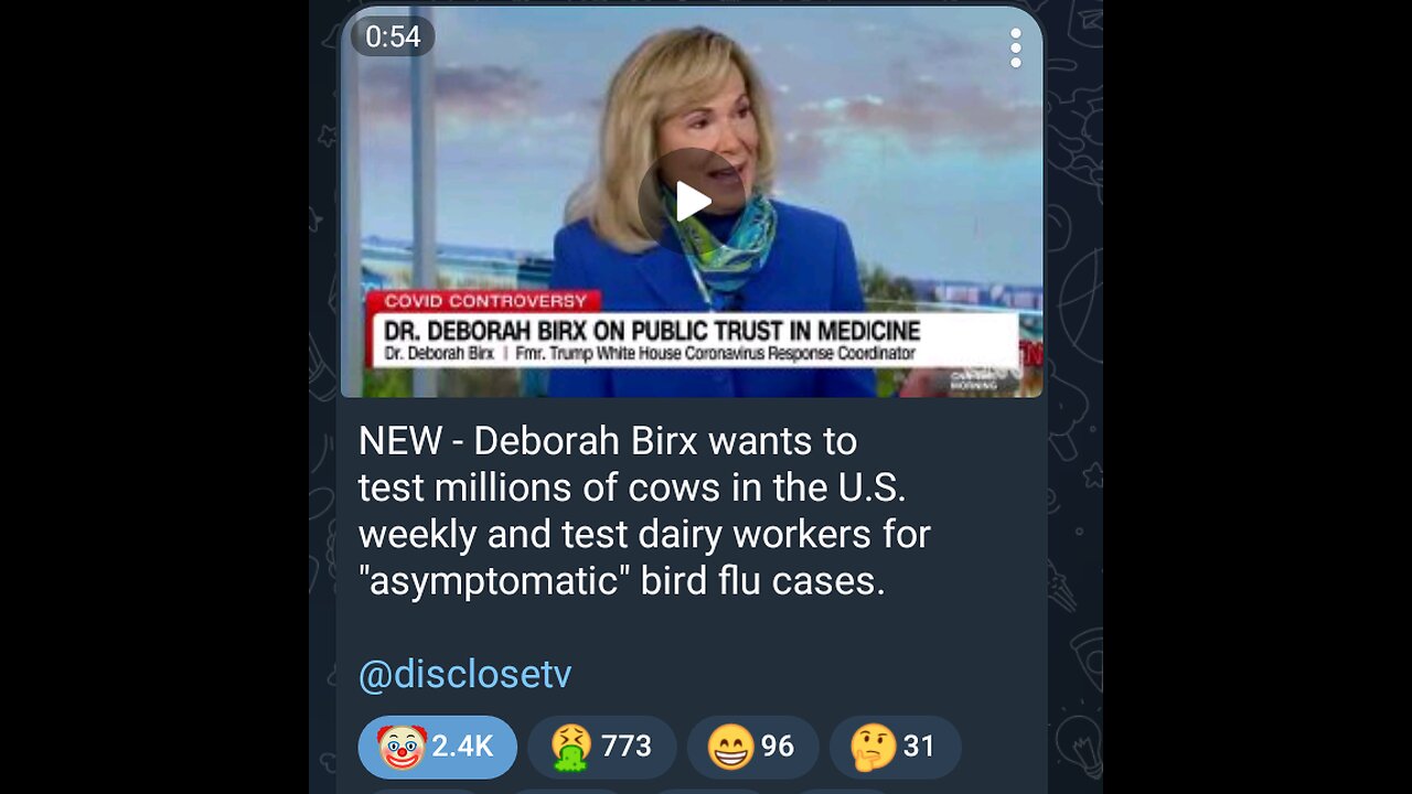 News Shorts: Deborah Birx versus Cows