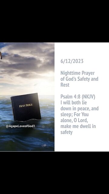 Midnight Prayer of God’s Safety and Rest #Shorts