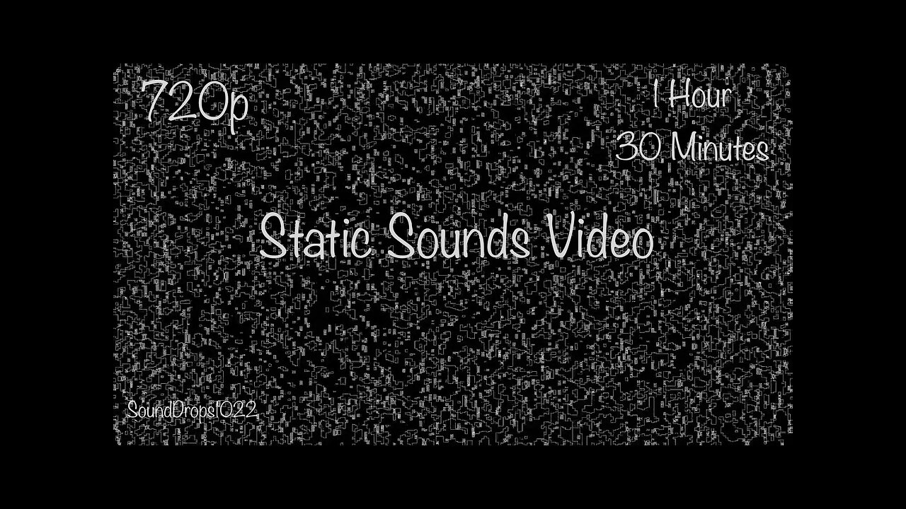 Best Nap Of Life With 1 Hour 30 Minutes Of Static Sounds