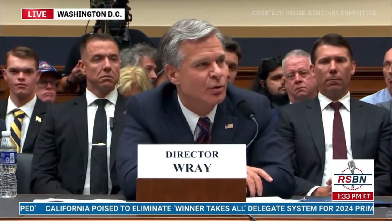 FBI Director Wray confirms Joe Biden is under investigation for bribery by the US Attorney in DE