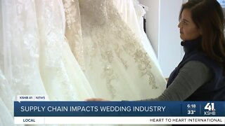 Supply chain affects wedding industry