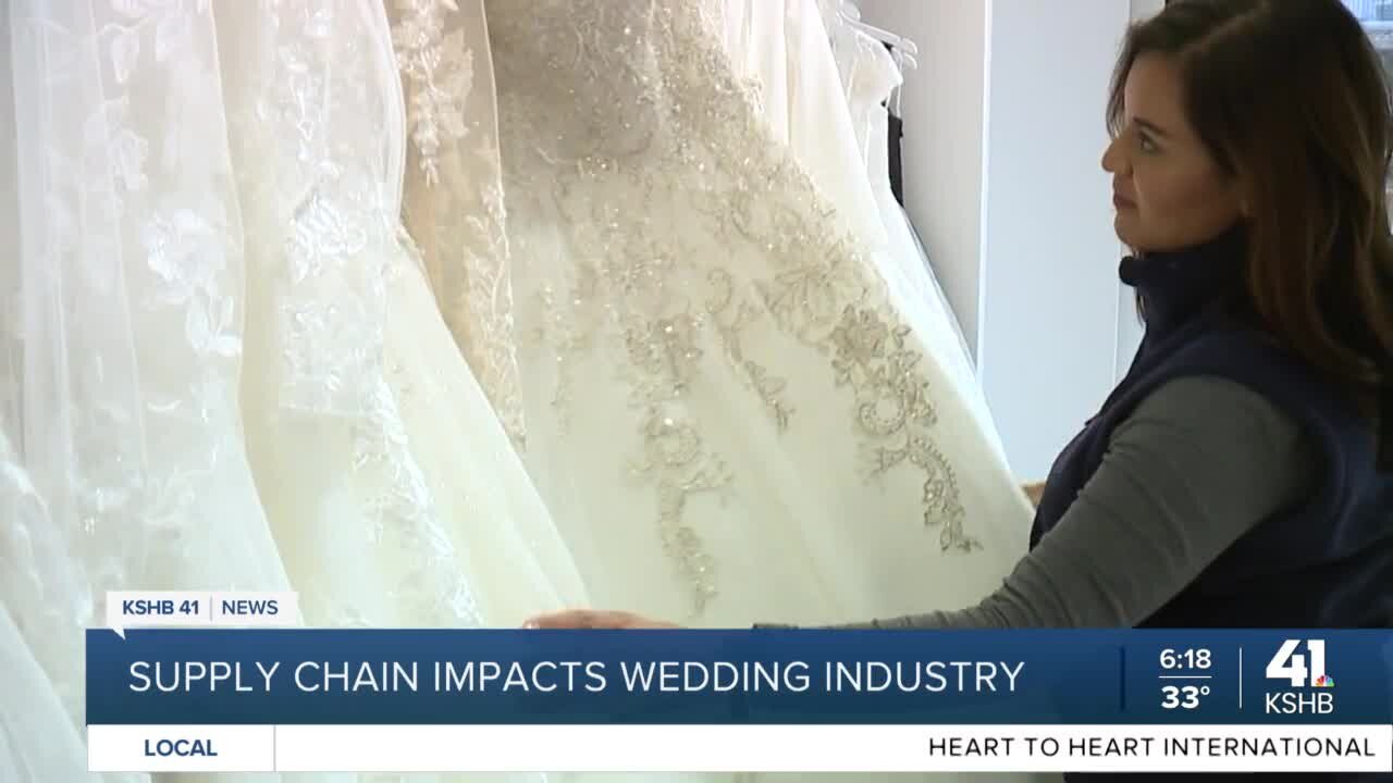 Supply chain affects wedding industry