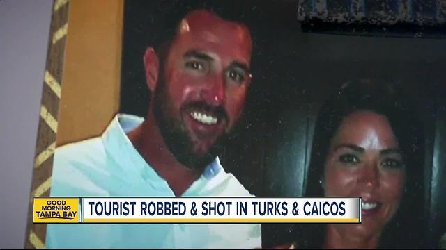 American tourist robbed, shot in Turks and Caicos is medically evacuated to US