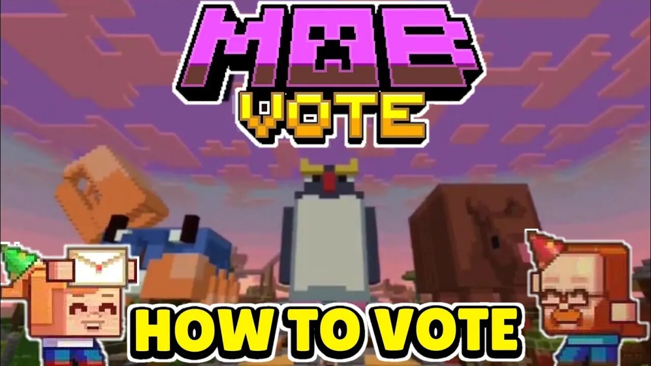 How To Vote For Mob in Minecraft | @minecraft